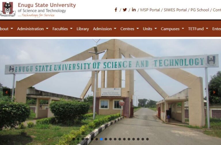 ESUT Post UTME Form 2025/2025 (Price, Closing Date & Procedure)