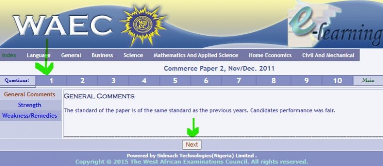 WAEC Commerce Syllabus