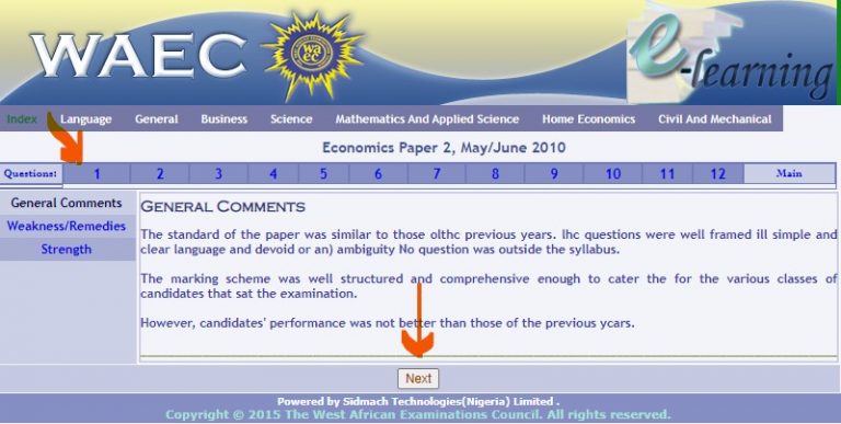 WAEC Economics past question