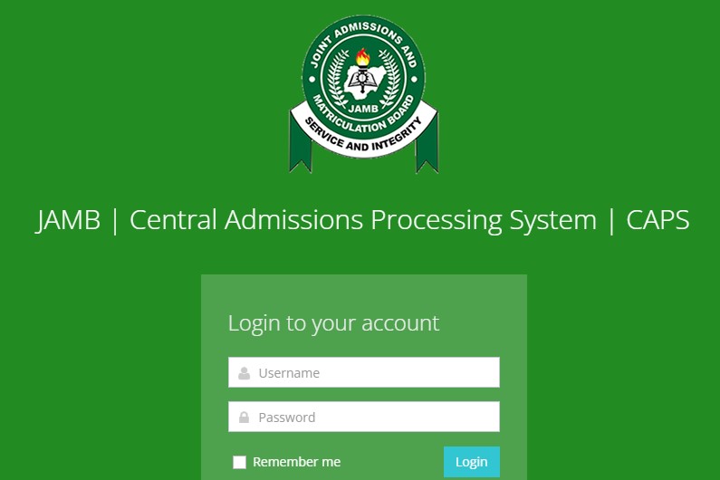 JAMB CAPS Login 2024 2025 Admission Status Checking Portal