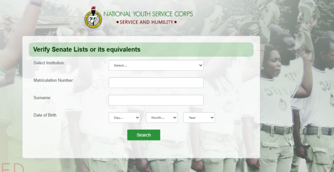 Nysc senate list